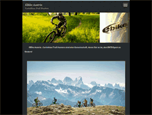 Tablet Screenshot of ebike-austria.com